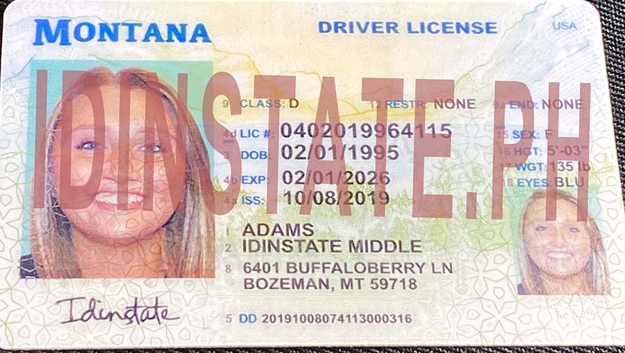 IDINSTATE IDINSTATE.PH New Montana State Fake ID