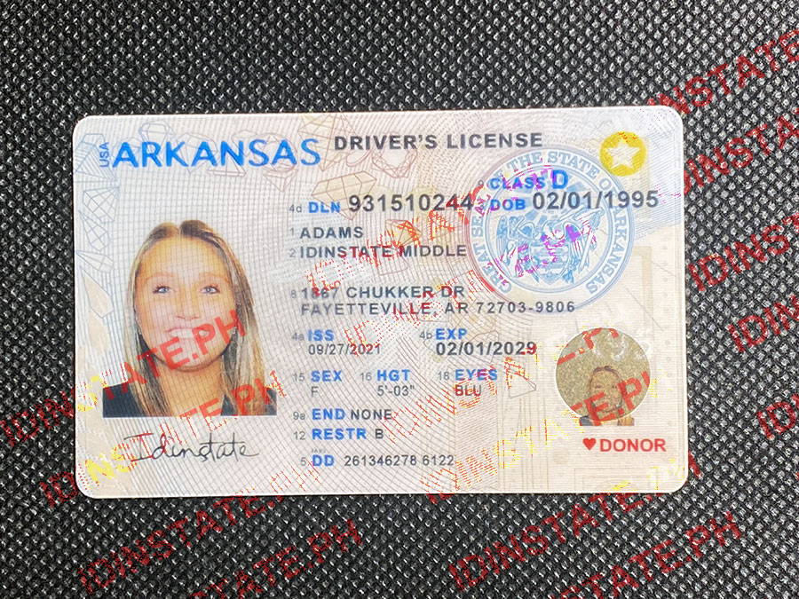 IDINSTATE IDINSTATE.PH New ARKANSAS State Fake ID