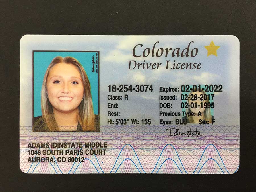 Colorado Fake Driver License