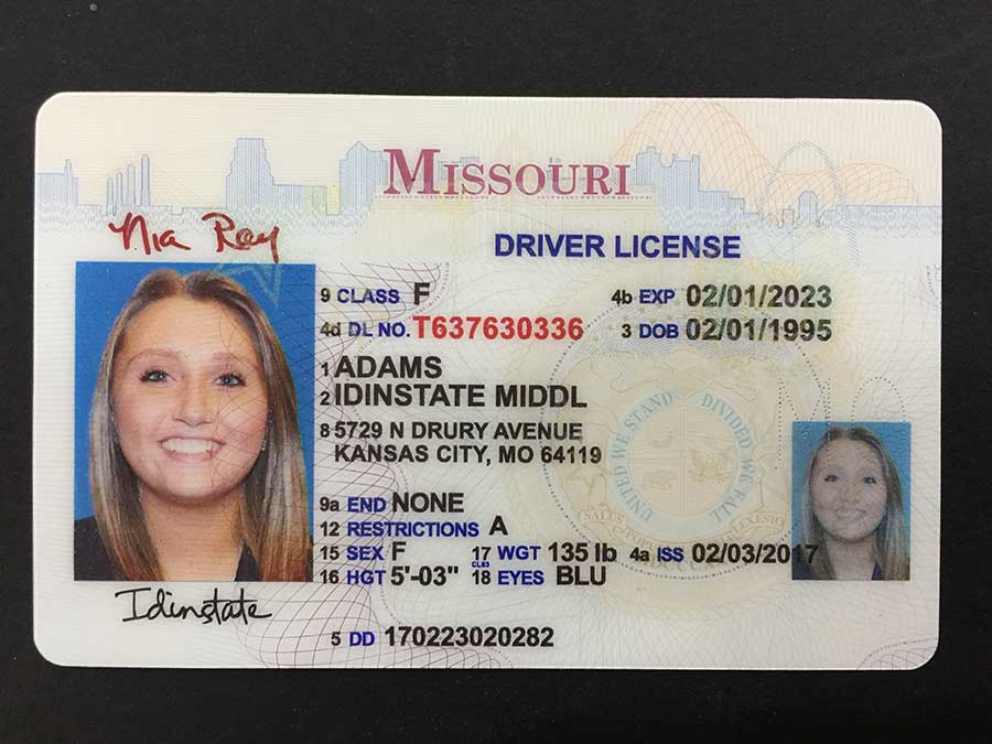 Missouri Fake Driver License