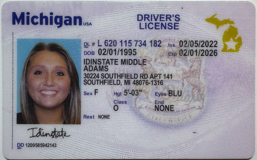 IDINSTATE IDINSTATE.PH New Michigan State Fake ID