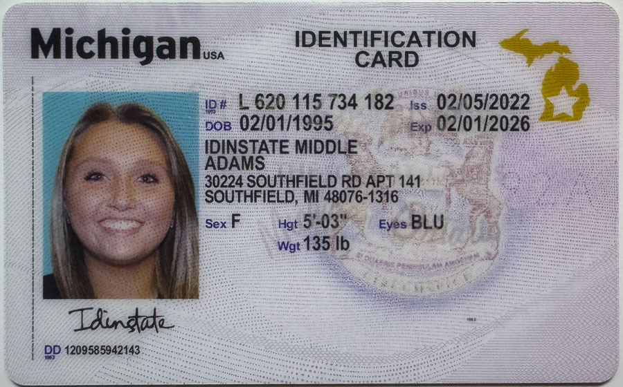 IDINSTATE IDINSTATE.PH New Michigan Identification ID