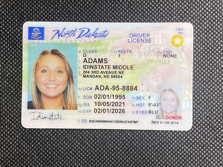 NORTH DAKA Fake Driver License