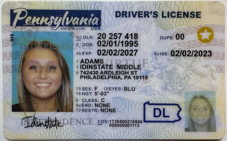 IDINSTATE IDINSTATE.PH New Pennsylvania State Fake ID