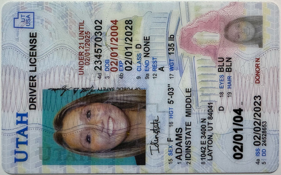 IDINSTATE IDINSTATE.PH New UTAH U21 State Fake ID