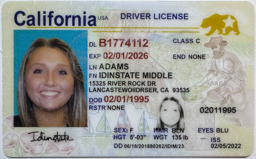 IDINSTATE IDINSTATE.PH New California State Fake ID