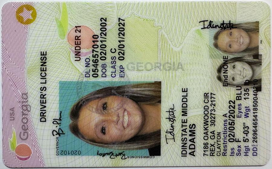 IDINSTATE IDINSTATE.PH New Georgia U21 State Fake ID