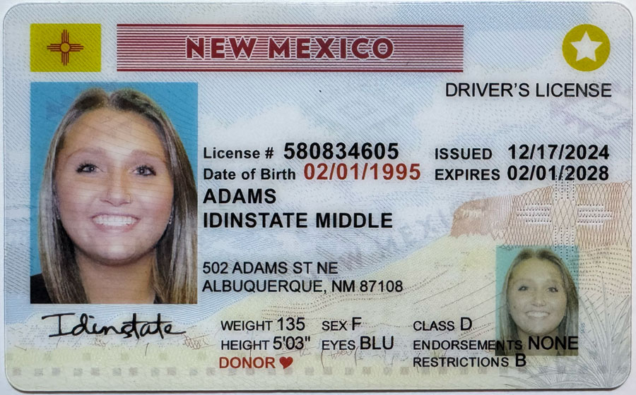 IDINSTATE IDINSTATE.PH New New Mexico State Fake ID