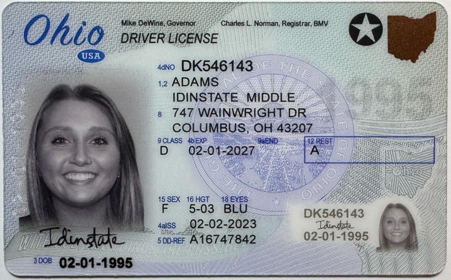 IDINSTATE IDINSTATE.PH New Ohio State Fake ID