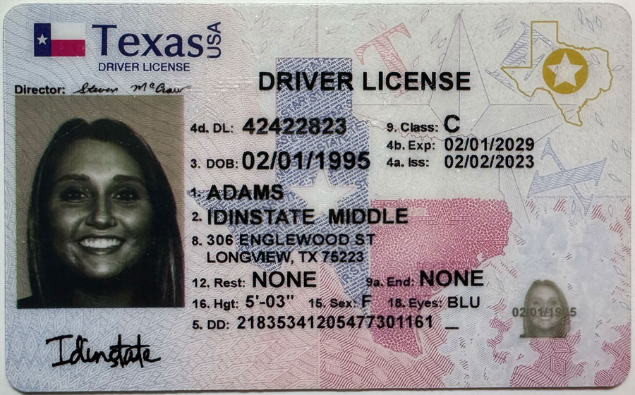 IDINSTATE IDINSTATE.PH New Texas State Fake ID